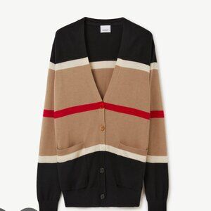 Authentic Burberry wool cardigan